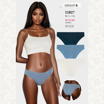 Жіночі бавовняні трусики сліп Berrak Турція M, Синій