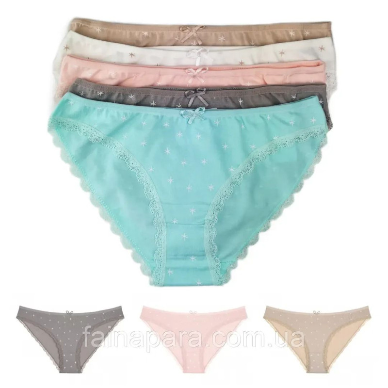 Труси сліпи жіночі з делікатним мереживом Donella S