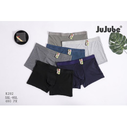 Чоловічі однотонні боксери батал Jujube 7XL