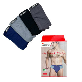 Бамбукові труси плавки чоловічі з тонкою резинкою Indena 3XL