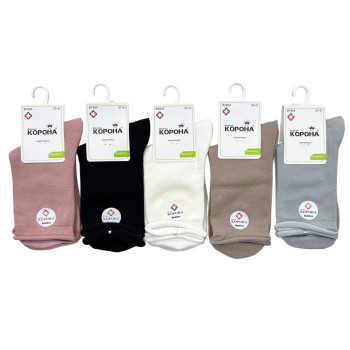 Жіночі бамбукові високі шкарпетки з ослабленою резинкою