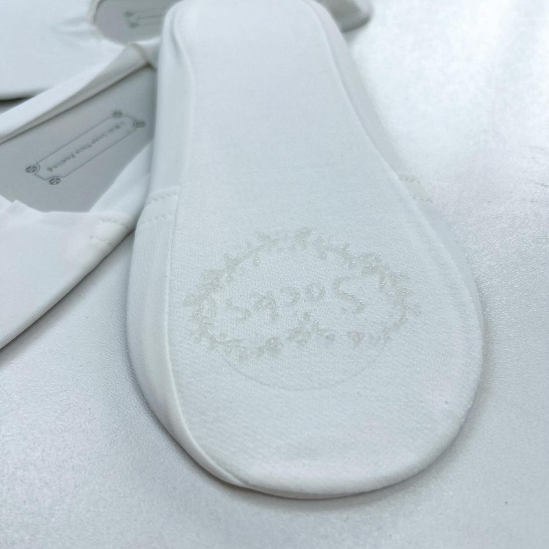 Слідки жіночі білі з силіконом на стопі та п'ятці Корона