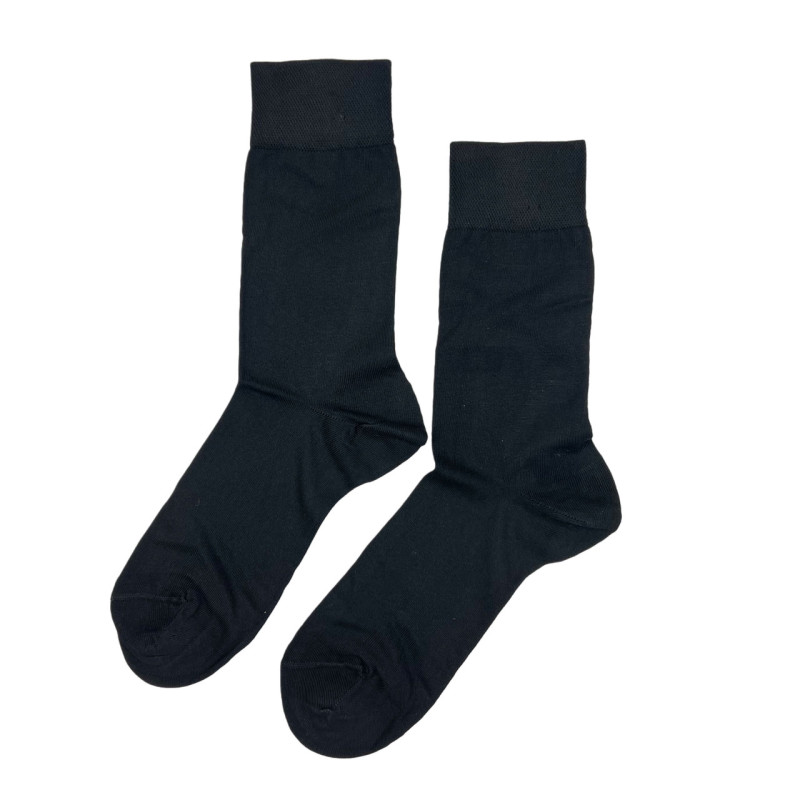 Чоловічі безшовні бавовняні високі шкарпетки чорні Marjinal Туреччина