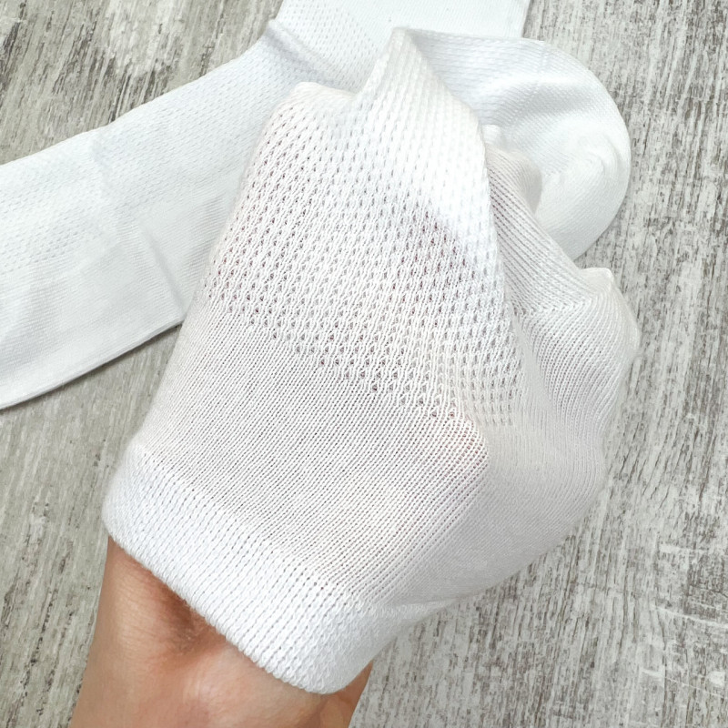 Чоловічі безшовні середні шкарпетки сітка білі Marjinal Туреччина