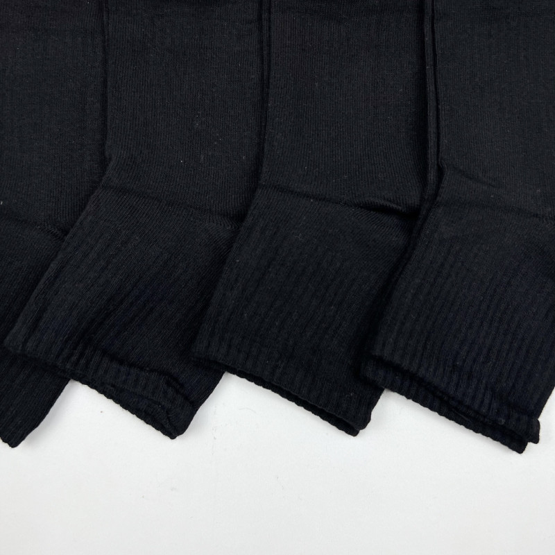 Чоловічі бавовняні шкарпетки зі спортивною резинкою середньої висоти (чорні) Marjinal Туреччина