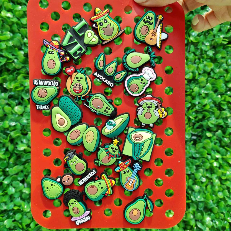 Джибітси для кроксів (сабо) Авокадо