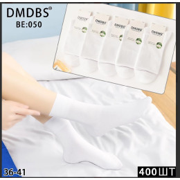 Жіночі білі шкарпетки з ослабленою резинкою DMDBS