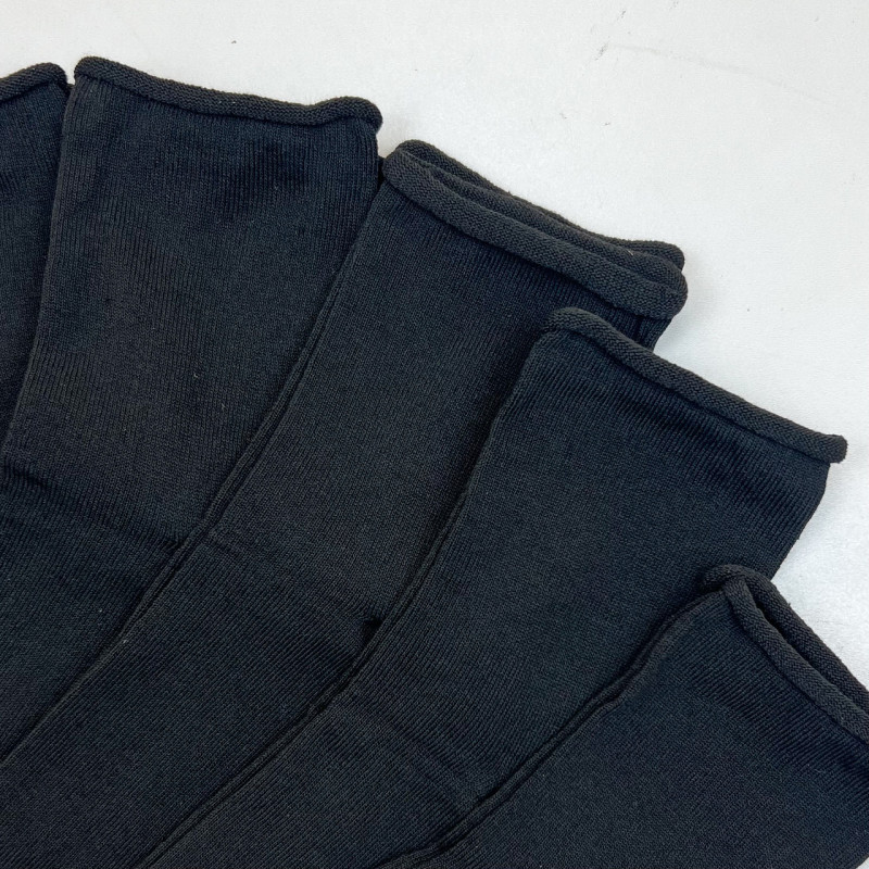 Чоловічі медичні бавовняні шкарпетки без гумки чорні Medical Effect, 90% бавовна, розмір 41–45, упаковка 12 пар, Україна