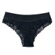 Жіночі бавовняні труси бразиліана з мереживом Berrak Туреччина (чорний) XL