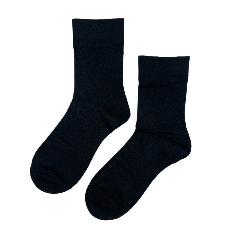 Медичні кашемірові чоловічі шкарпетки з ослабленою резинкою DMDBS (чорні) 10 пар