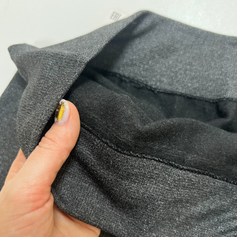 Легінси теплі жіночі на байці (сірий меланж) Jujube