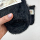 Жіночі норкові теплі шкарпетки чорні Alia