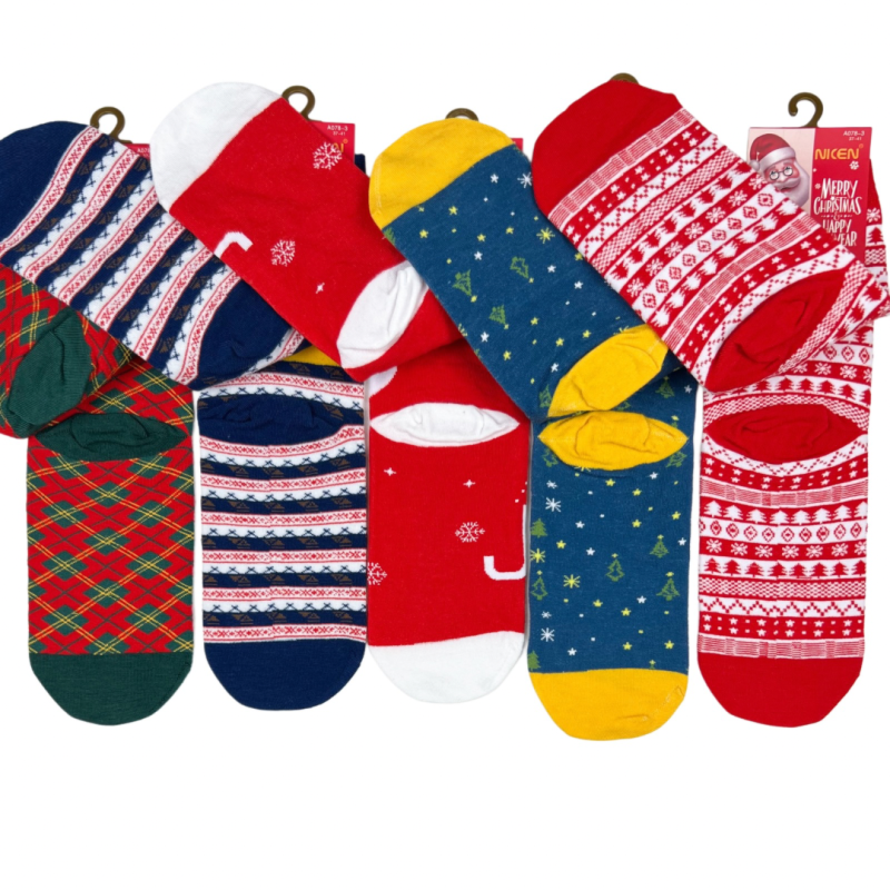 Жіночі новорічні яскраві шкарпетки Nicen