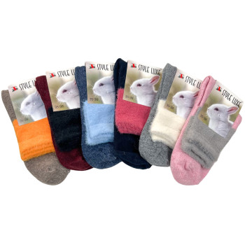 Ангорові жіночі зимові шкарпетки Style Luxe, 35-38