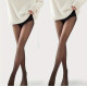 Жіночі теплі колготки на хутрі з імітацією капронових з утяжкою Золото, розмір S–XL, Китай