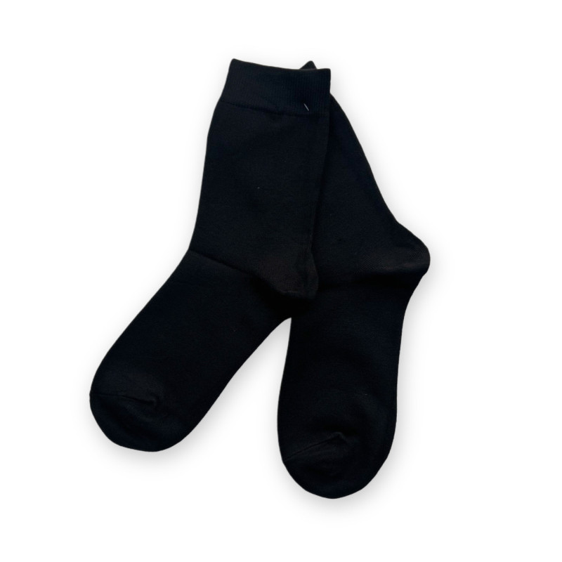 Чоловічі високі кашемірові шкарпетки Золото (чорний)