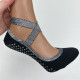 Шкарпетки для йоги та фітнесу жіночі нековзаючі (чорний)
