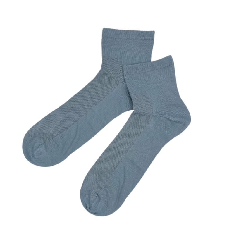 Чоловічі безшовні середні шкарпетки сітка Marjinal Туреччина (світло-сірий)