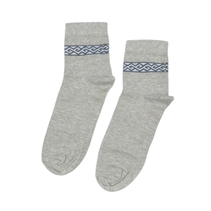 Жіночі бавовняні середні шкарпетки Krokus (орнамент)