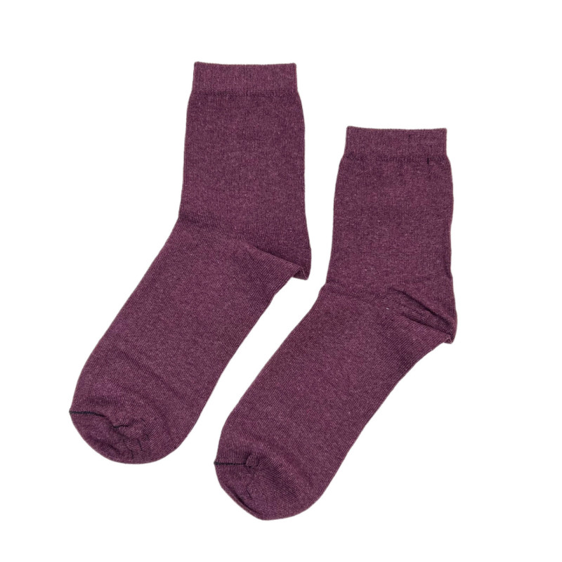 Жіночі бавовняні середні шкарпетки Krokus (однотонні)