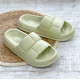 Жіночі гумові капці літні підошва піна (оливковий) 37