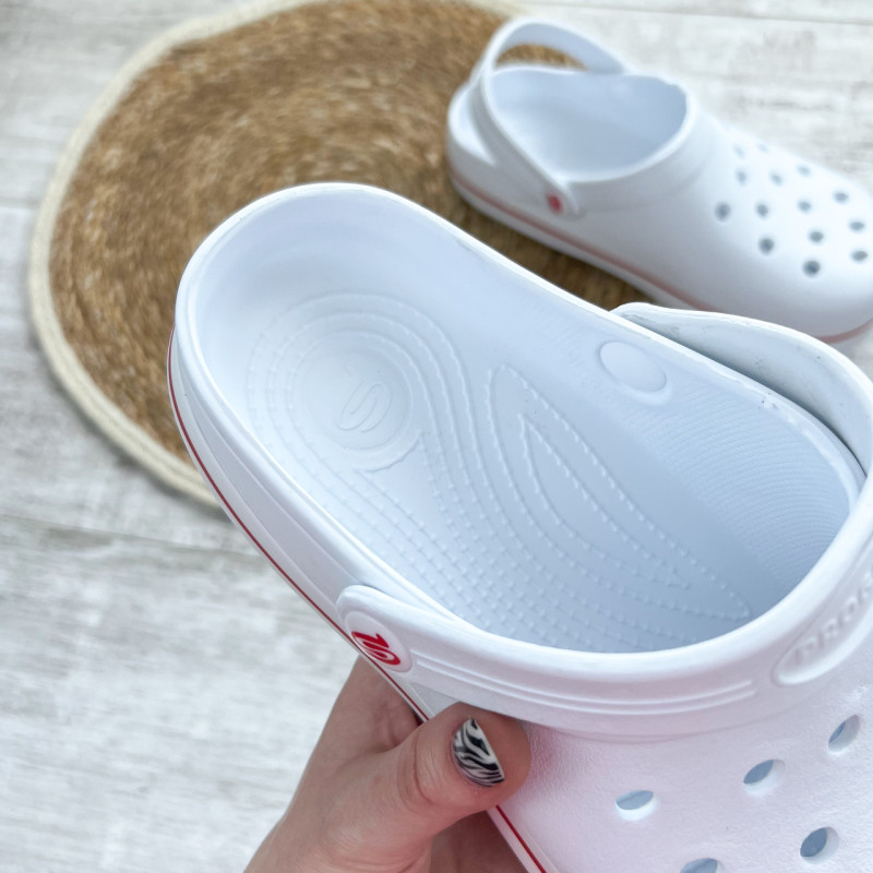 Крокси жіночі сабо підошва піна (білий) 41