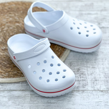 Крокси жіночі сабо підошва піна (білий) 41