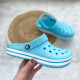 Крокси жіночі сабо підошва піна (бірюзовий) 40