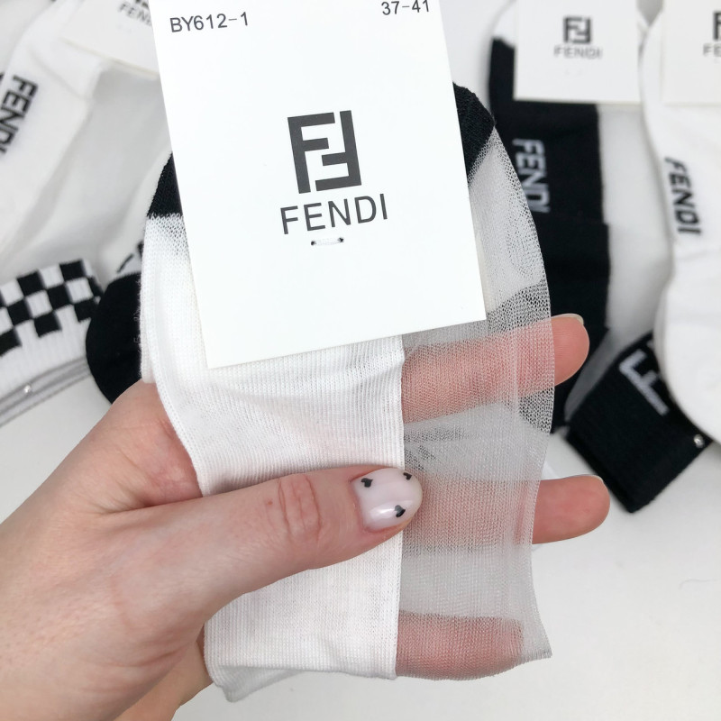 Жіночі прозорі короткі шкарпетки з бавовняною стопою F Чорний