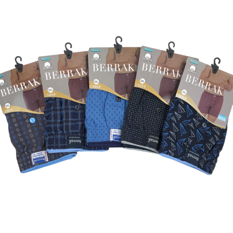 Чоловічі сімейні труси 100% преміальна бавовна Berrak Туреччина M