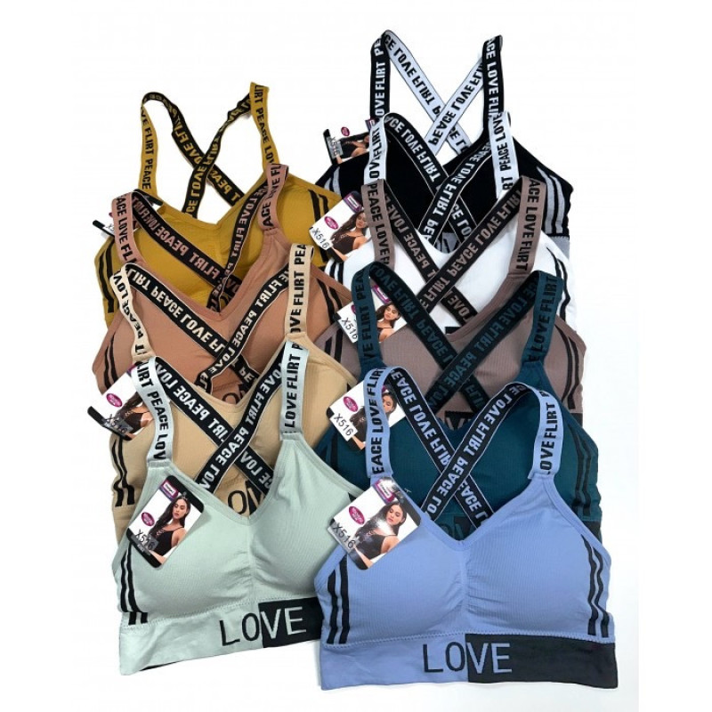 Топ спортивний жіночий на широких бретелях Shealgeol Чорний