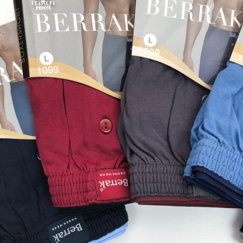 Чоловічі сімейні труси з турецької бавовни Berrak Темно-синій, XL