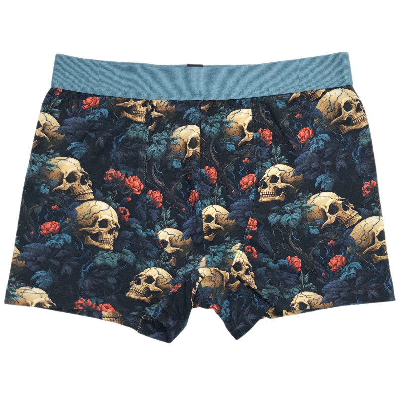 Чоловічі труси боксери з яскравим малюнком з преміальної турецької бавовни Berrak 3XL