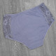 Жіночі бавовняні труси сліп з мереживною вставкою Lavolle (великі розміри) 2XL
