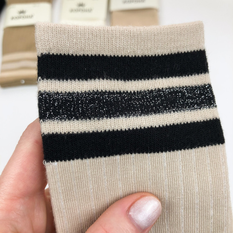 Жіночі високі бавовняні шкарпетки Корона