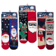 Новорічні жіночі махрові шкарпетки Ekmen (комплект 2 пари) Кактус+Санта