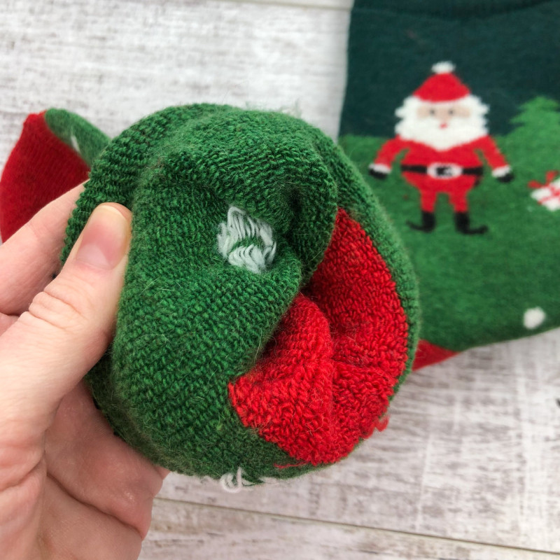 Чоловічі новорічні шерстяні шкарпетки з махрою Корона