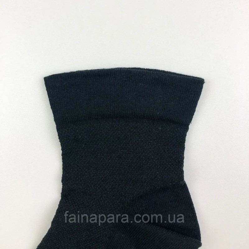 Чоловічі медичні шкарпетки сітка без резинки (чорний) 45-48
