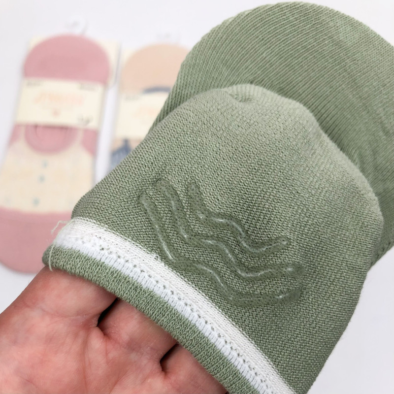 Сліди жіночі тонкі з силіконом на п'ятці