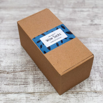 Подарункова коробка для шкарпеток (21*11*10 см)