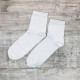 Чоловічі білі бавовняні шкарпетки середньої висоти Krokus 42-45