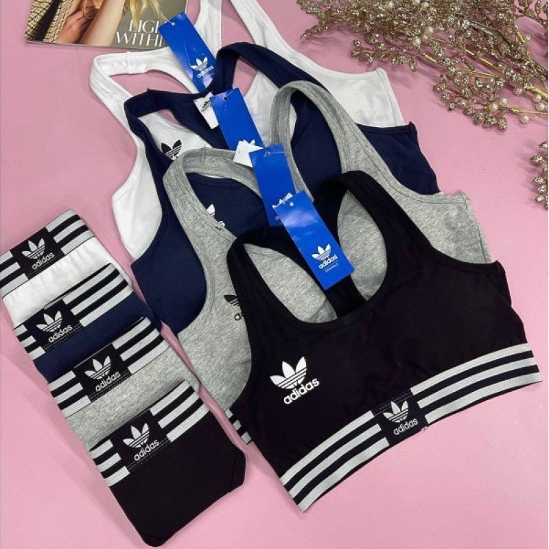 Жіночий спортивний комплект трійка (топ+шоти+стрінги) M (синій)