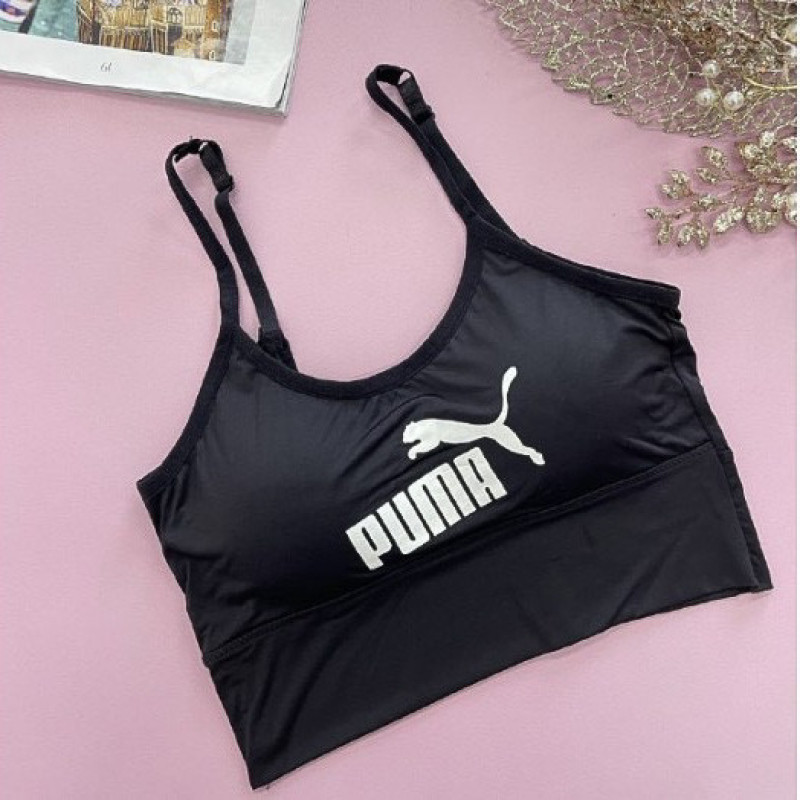 Спортивний топ на тонких бретелях Зелений