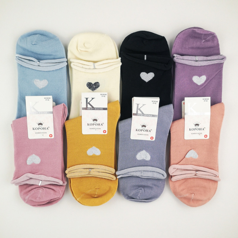 Жіночі шкарпетки без гумки Корона