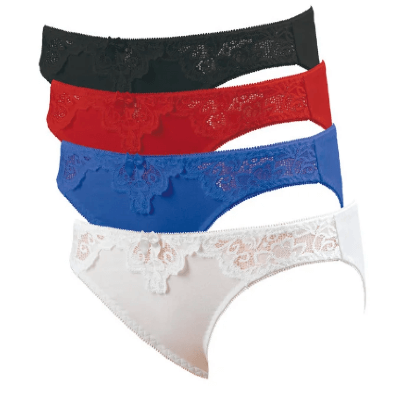 Жіночі бавовняні однотонні труси Indena XL