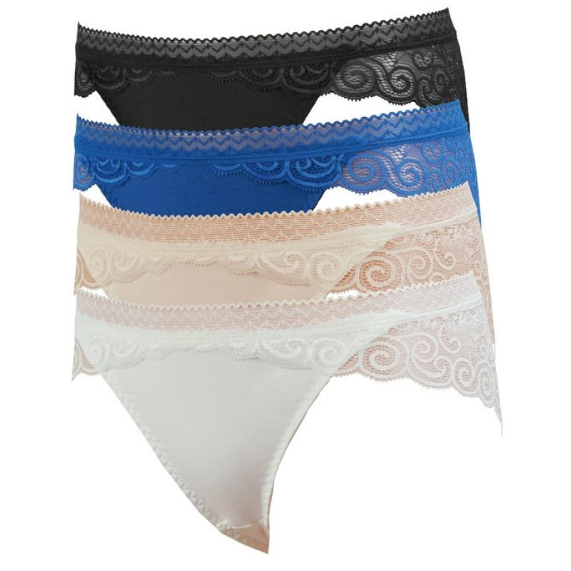 Мереживні жіночі бавовняні труси Indena M