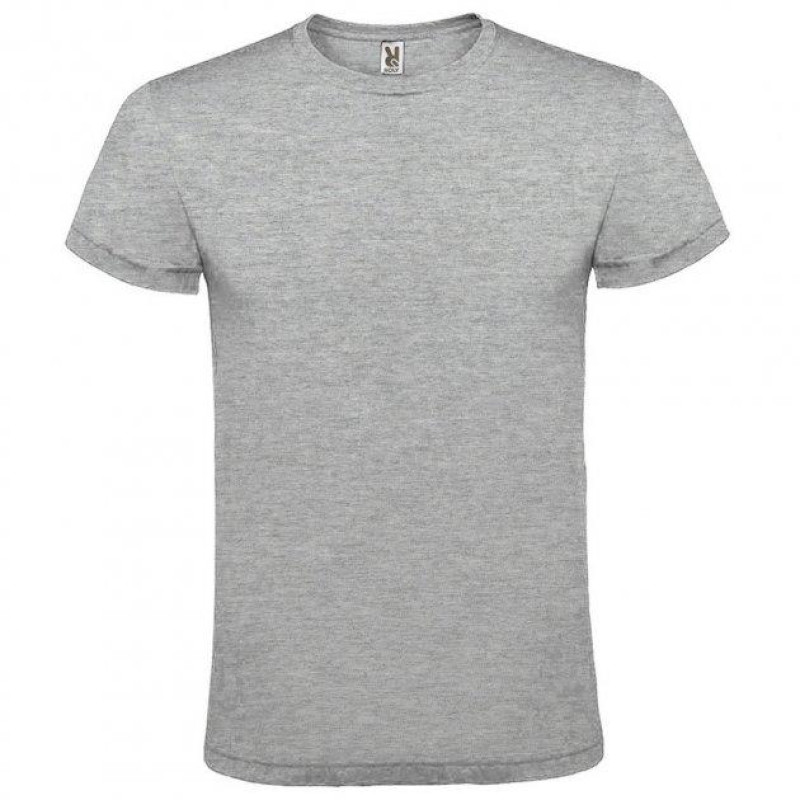 Чоловіча однотонна бавовняна футболка Ezgi Туреччина (сіра) L