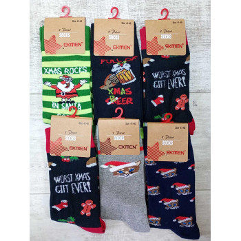 Новорічні чоловічі шкарпетки Ekmen Турція