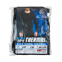 Комплект термобілизни для чоловіків зимового на байці КОТА 2XL-3XL