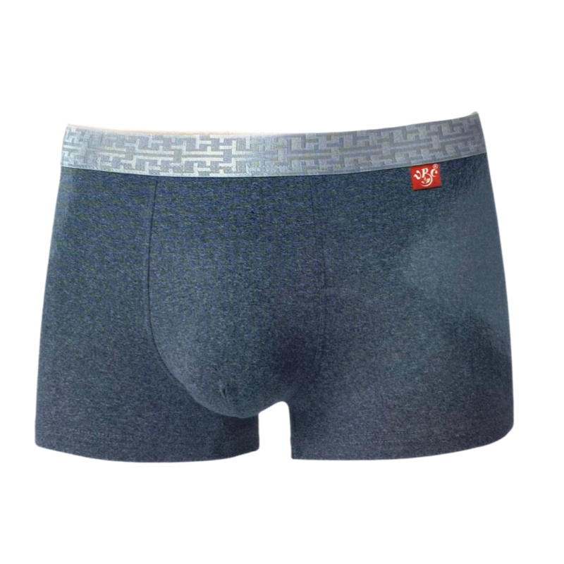 Чоловічі бавовняні труси боксери з додаванням бамбука Vericoh (меланж) 3XL